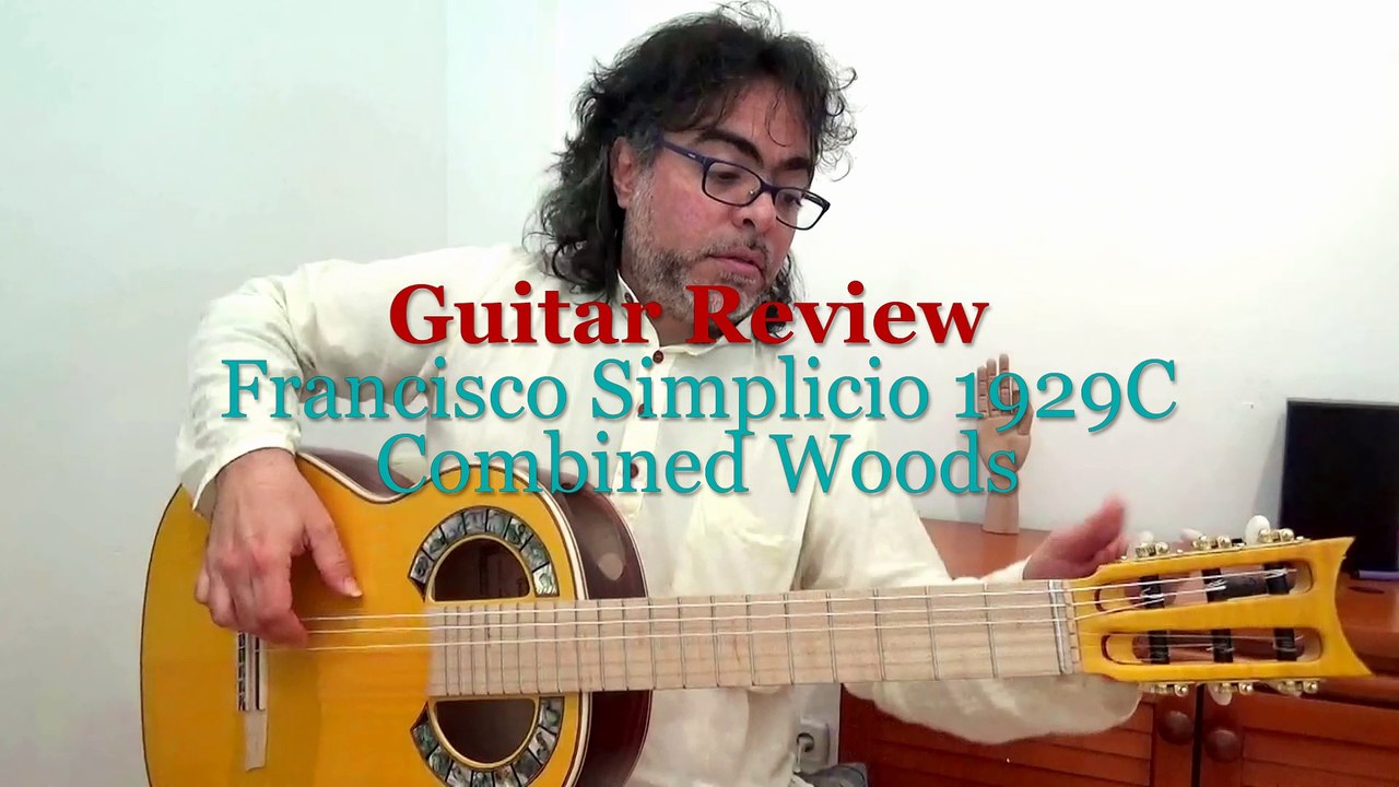 Cocobolo Rosewood sides & Maple back Combined Flamenca Simplicio 1929c Double Fret-board /New Andalusian Guitars Spain