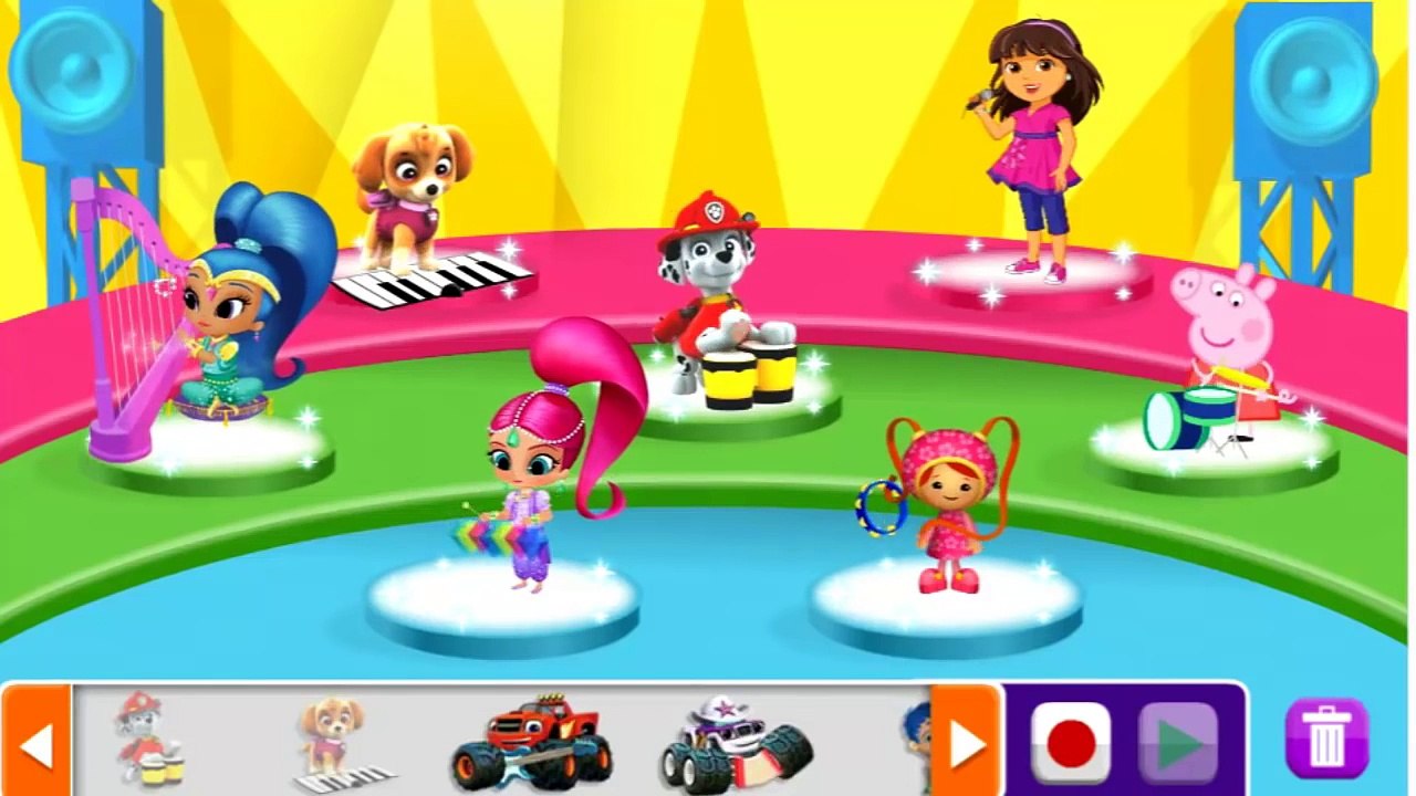 Ник Младший музыка производитель полыхать и в монстр машины пузырь гуппи мерцать и блеск