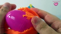 Play Doh Surprise Eggs - Tiddy Bear Bunny Tomato Monkey - Surprise Toys Disney Collector