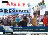Gremios de trabajadores de Argentina se unirán en gran paro nacional