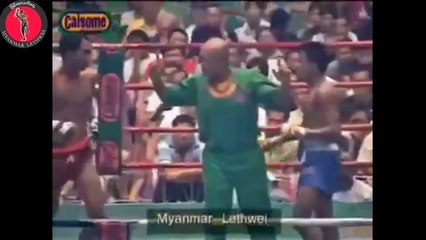 Daw Na Aung 's Elbow and Knee Super Lethwei Combo Breakdown
