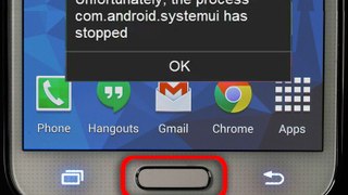 Solved: Unfortunately, com.android.systemui has stopped error from home button