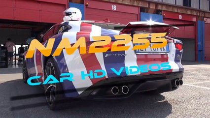 Jaguar F-Type V8 R Coupé Takeoffs Burnouts!!