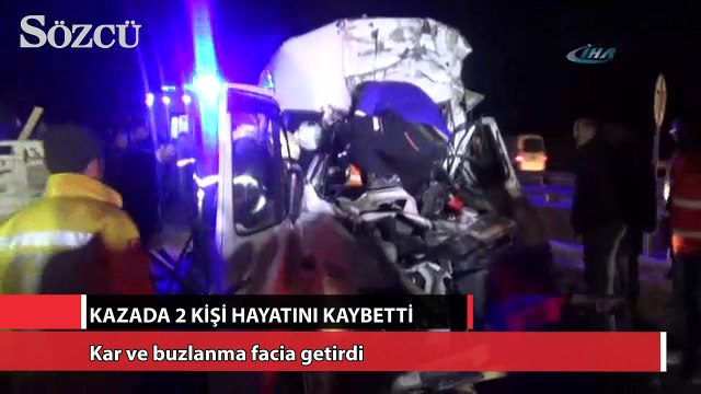Kar ve buzlanma facia getirdi: 2 ölü, 18 yaralı