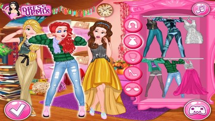 Disney Princess College Dress Up | Disney Games Videos For Kids And Girls | DG Top Baby Ga