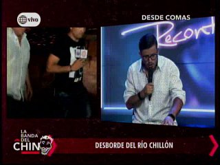 Nota - Desborde del rio Chillon