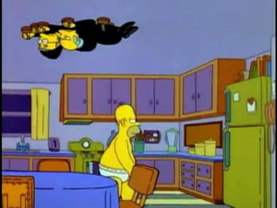 Los Simpson: 64 Lonchas de queso americano