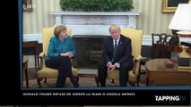 Donald Trump refuse de serrer la main d'Angela Merkel (vidéo)