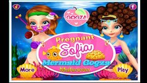 Беременная София прекрасная Русалка Gogza макияж мультфильм видео игры