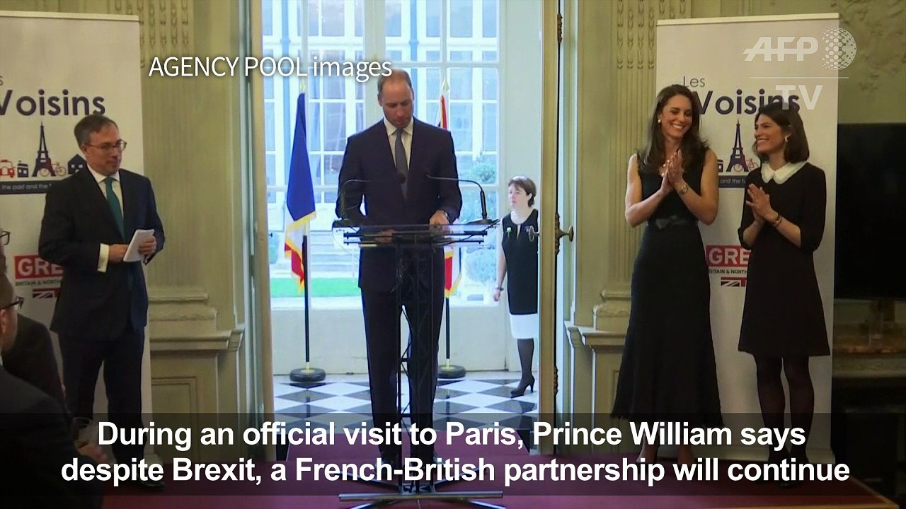 Prince William: Britain, France 'partnership will continue'