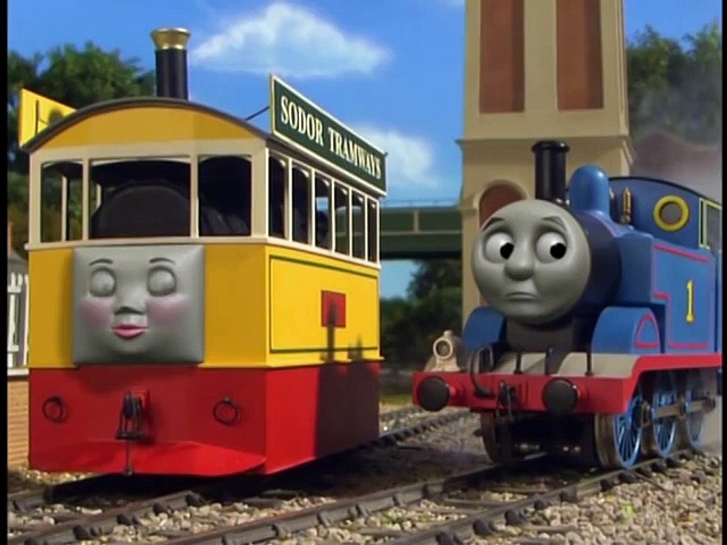 thomas and friends tram trouble