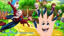 Mickey Mouse Frozen Elsa Finger Family Songs - Nursery Rhymes Lyric & More - ABC Kids
