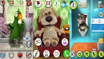 finger family talking ben talking tom and friends - talking tom friends play doh finger fa