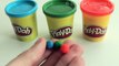 Simple Learning to mix Play-Doh Primary Colors Red Blue Yellow Colours Toddlers Kids