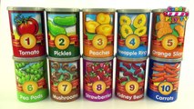 TOP Learn Names of Fruits and Vegetables Toy Collection | Learn To Count Vegetables Toys C