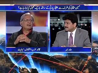 Aitzaz Ahsan In Hamid Mir Show