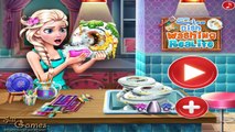Elsa Dish Washing Realife - Disney Frozen Elsa Game For Girls