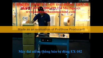 MÁY ĐAI NIỀNG THÙNG EX 102