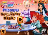 Princesses Board Games Night - Disney Princess Elsa Jasmine and Merida Dress Up Game for K