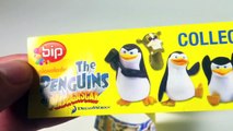★SURPRISE EGGS KINDER★ Penguins of Madagascar toys unboxing 1 of 100 Lababymusica