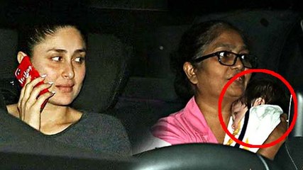 Kareena Kapoor's Baby Taimur Ali Khan FIRST PUBLIC APPEARANCE