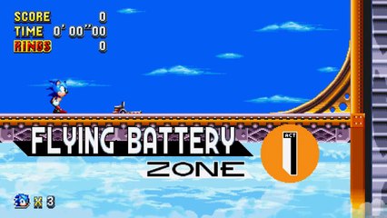Sonic Mania - Flying Battery Zone Reveal