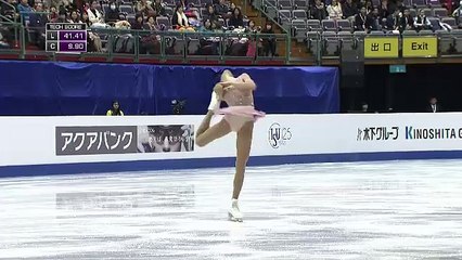 Valentina MATOS ESP Short Program World Junior Championships 2017