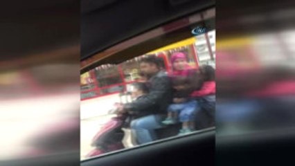 2 Kişilik Elektrikli Bisiklete 6 Kişi Bindi