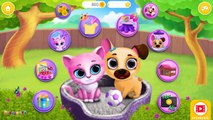 Fun Pet Care Kids Games - Cute Kitty & Puppy Care - Dress Up Kiki & Fifi Pet Friends Child