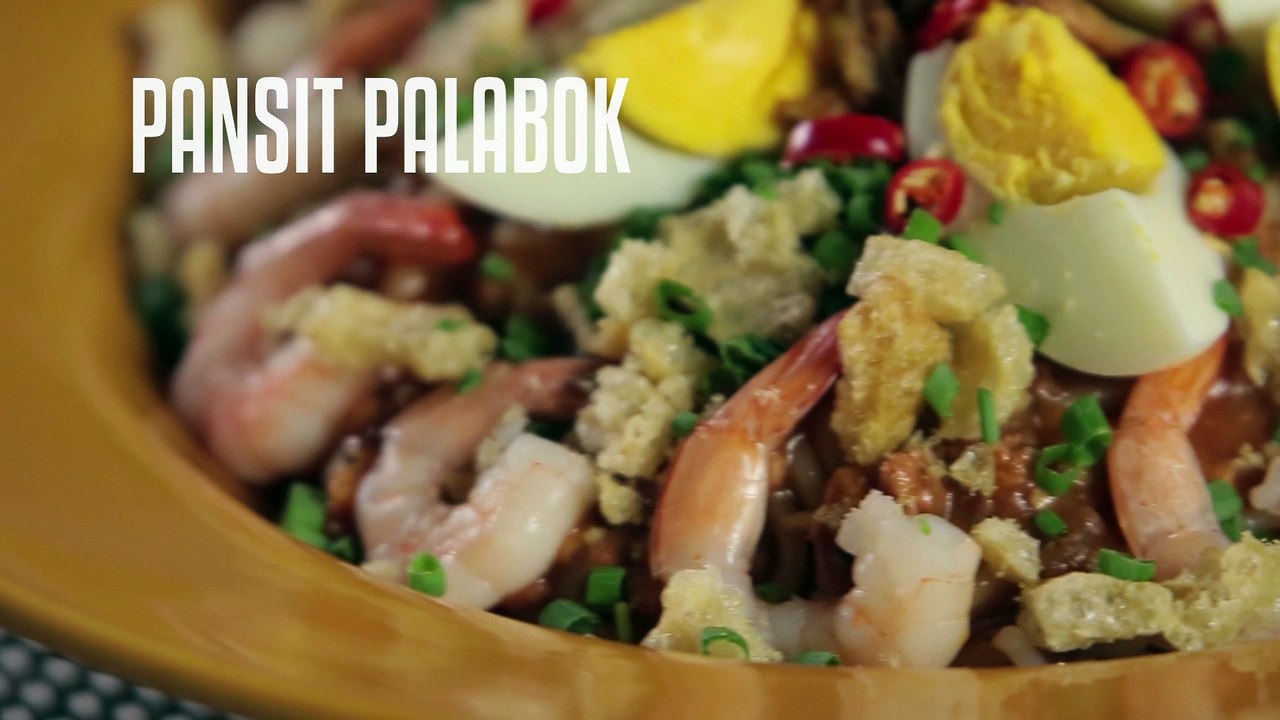Filipino Pansit palabok