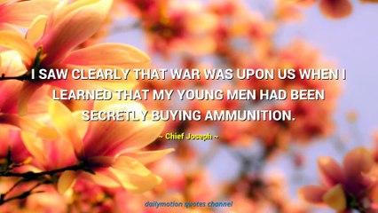 Chief Joseph Quotes #2