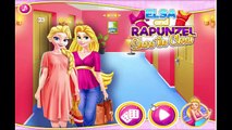 Elsa Becomes Rapunzel - Disney Princess Elsa Frozen Rapunzel Tangled Dress Up Game For Gir