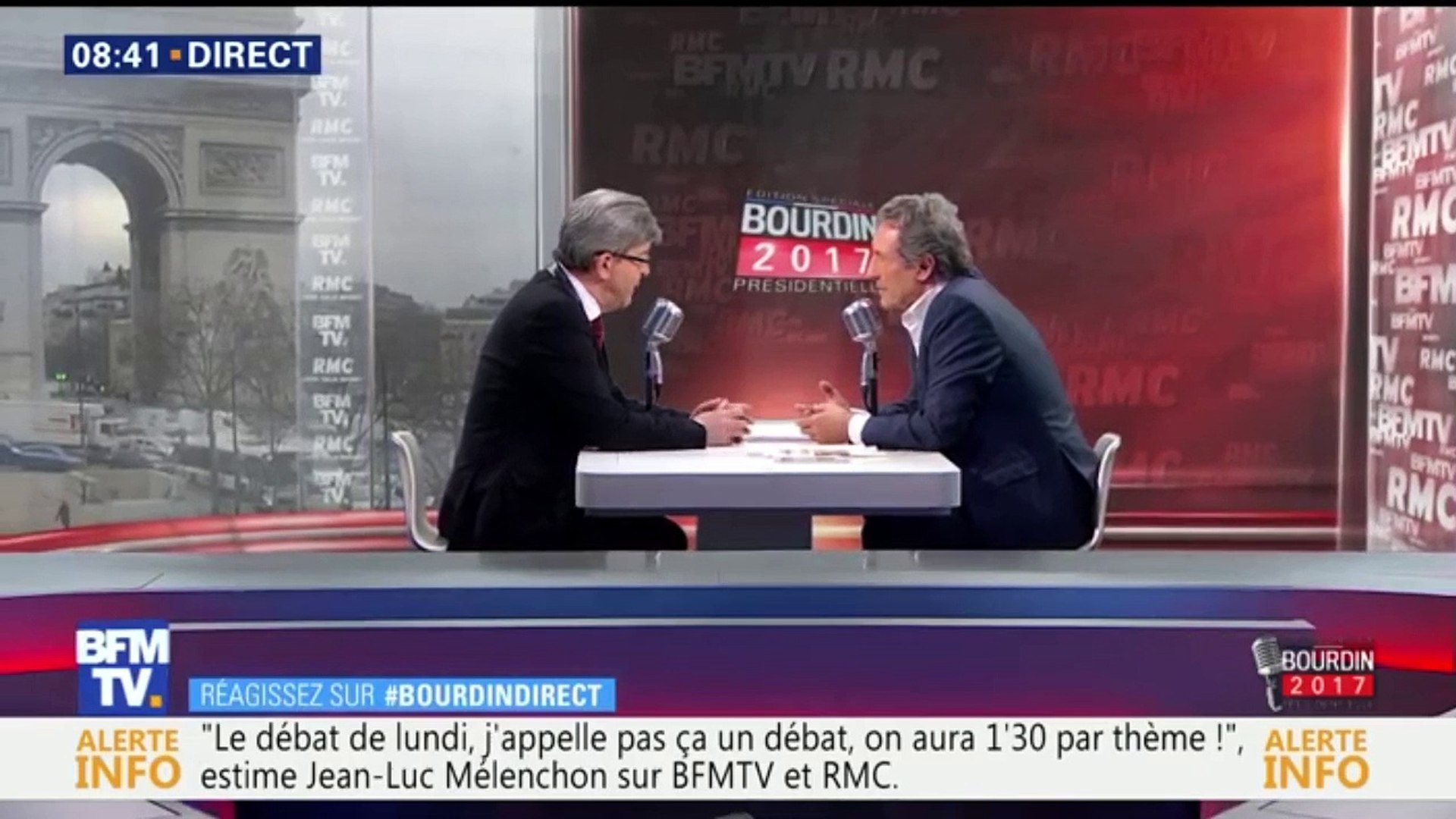Jean-Luc Mélenchon veut la "régularisation de tous les travailleurs  sans-papiers" - Vidéo Dailymotion