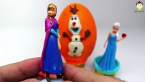 Disney Frozen Fever Play Doh Surprise Egg with Elsa, Olaf, Anna, Sven and Snowgies TUYC