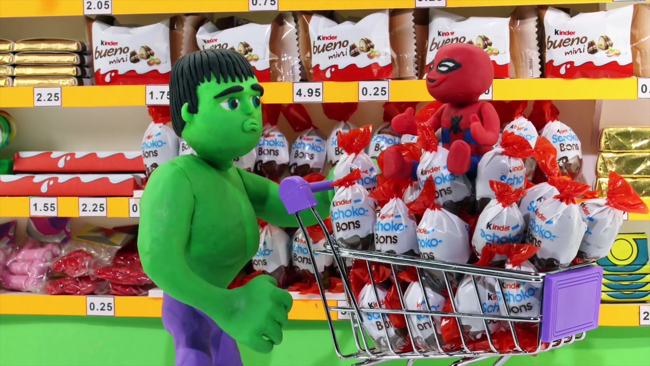 HUGE HULK SNOT! Superhero Slime Stop Motion Episodes Superhero in Real Life Frozen Elsa Spiderman