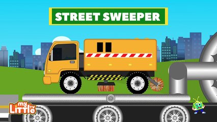 Learning Street Vehicles | Cars and Trucks for Kids | Videos for Children | Little Kids TV