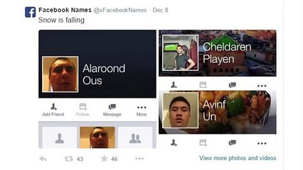 Funny Facebook Names