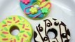 Play Doh Rainbow Donut How to Make DIY Playdough Creation Learn Colors for Children Creati
