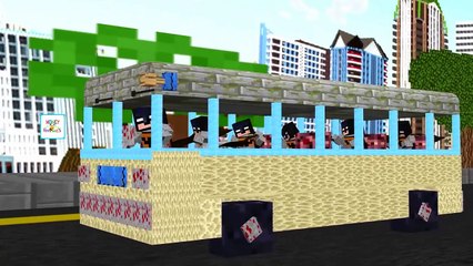 Wheels On The Bus Go Round And Round - 3D Animation Kids Songs | Nursery Rhymes for Child