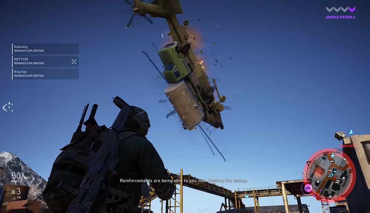 Ghost Recon Wildlands FAIL | Truck+Heli kills the Soldier (Xbox One)