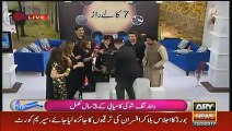 Check Out The Gifts Sanam Baloch Received After Completion Of 3 Years Of Her Morning Show