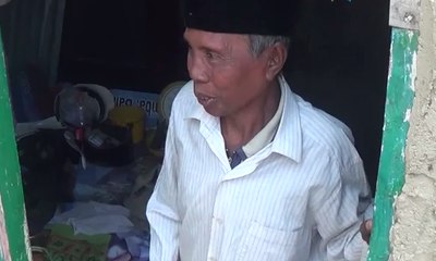 Penderita Kusta Tinggal Sendiri di Rumah Rusak