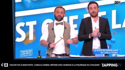 TPMP- Camille Combal se moque de la polémique sur le stagiaire (vidéo)