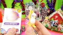 Surprise Christmas Ornaments Videos Spiderman MLP Gingerbread House x2 DCTC Disney Cars To