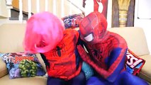 Pink Spidergirl vs Doctor vs Spiderman - Spidergirl is Pregnant - Fun Superhero in Real life
