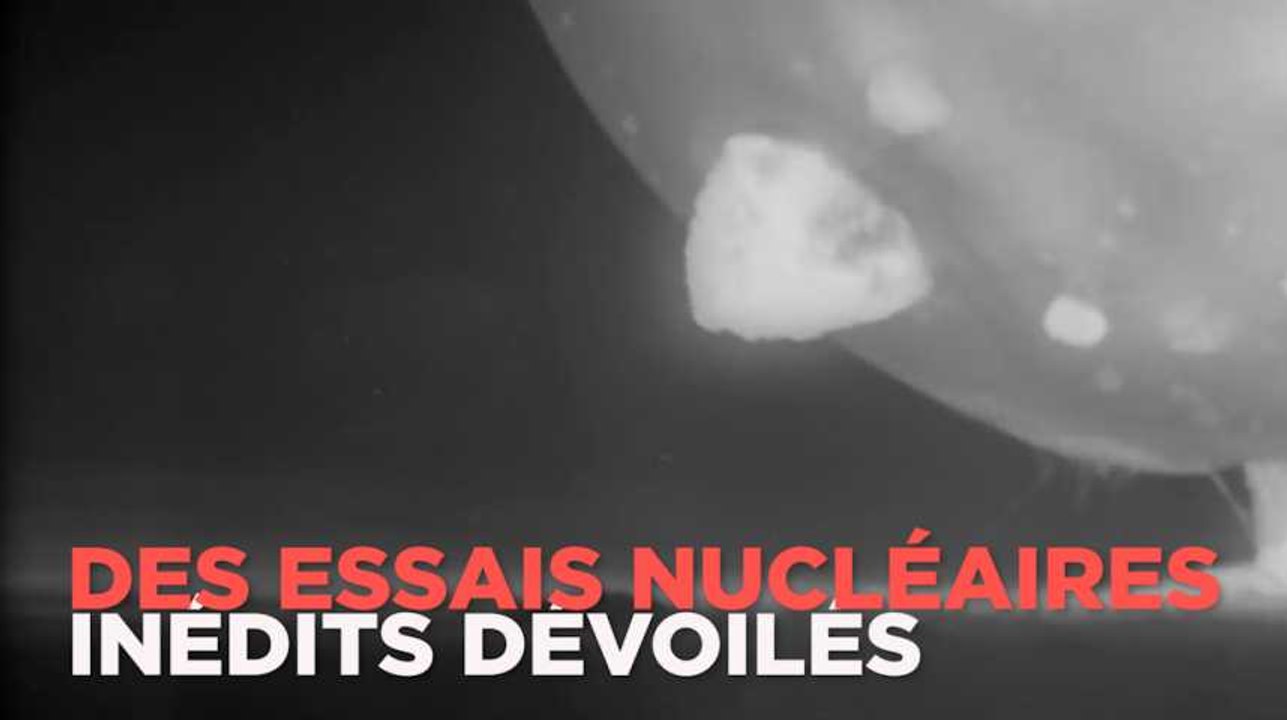 Des vidéos de dizaines d'essais nucléaires américains dévoilées