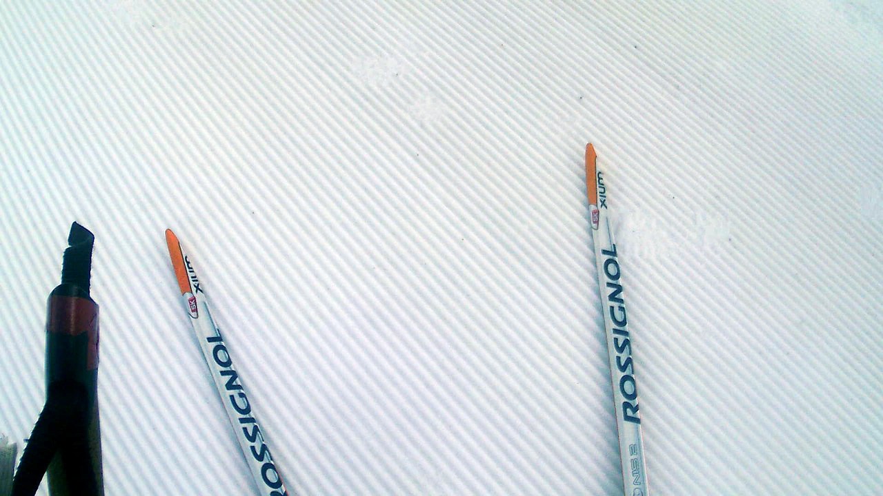 ski nordique au printemps