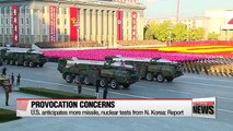 U.S. anticipates more missile, nuclear tests from N. Korea: report