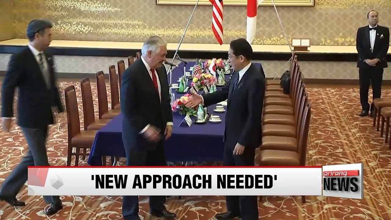Criticizing 'failed approach' to N. Korea, Tillerson calls for a reset