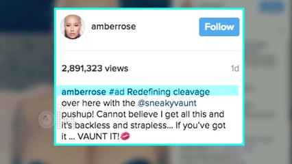 Amber Rose FLAUNTS Jaw-Dropping CLEAVAGE | Unseen Pictures | Sneaky Vaunt Push Up